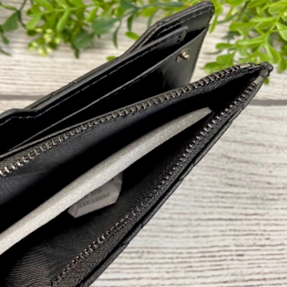 Badgley Mischka NEW Black Ladies Wallet - Picture 7 of 14
